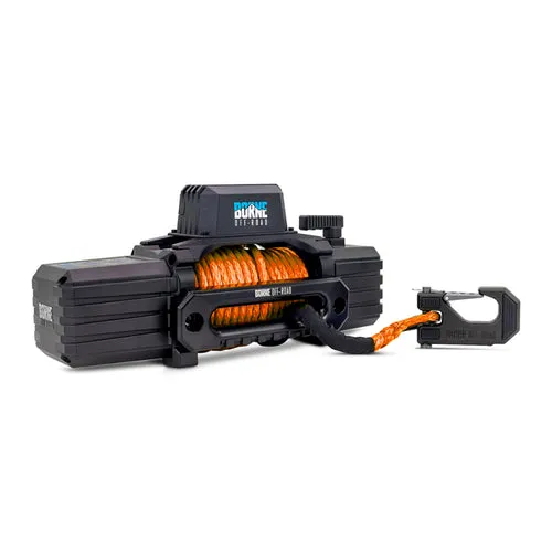 Borne Off-Road 12k 12,000lb Winch w/Orange Synthetic Rope