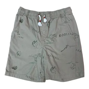 Boys Cat & Jack Size 12/14 Khaki Print Elastic Waist Shorts