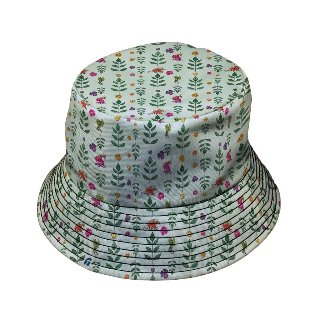 Garden Dragons Fantasy Bucket Hat