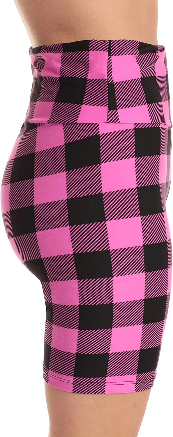 Just Love High Waist Biker Short for Women  7 Stretch Yoga Workout Short