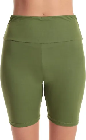 Just Love High Waist Biker Short for Women  7 Stretch Yoga Workout Short
