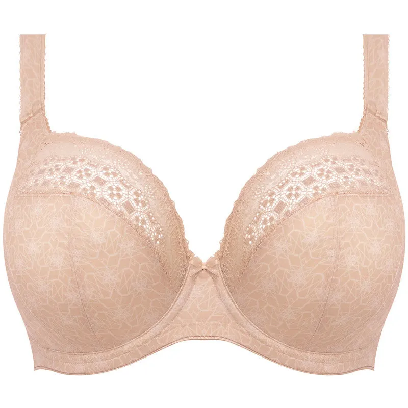 Kim Caramel Nude Stretch Plunge Bra - Elomi