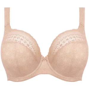 Kim Caramel Nude Stretch Plunge Bra - Elomi
