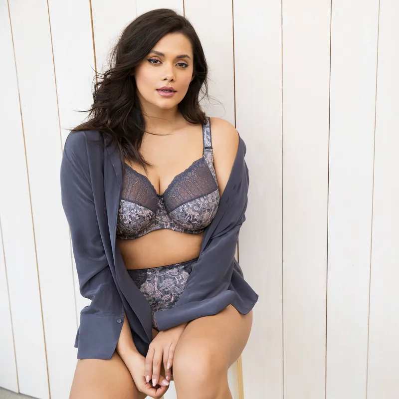 Mariella Banded Stretch Bra Hidden Tiger Print - Elomi