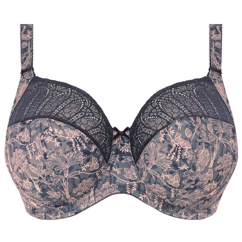 Mariella Banded Stretch Bra Hidden Tiger Print - Elomi