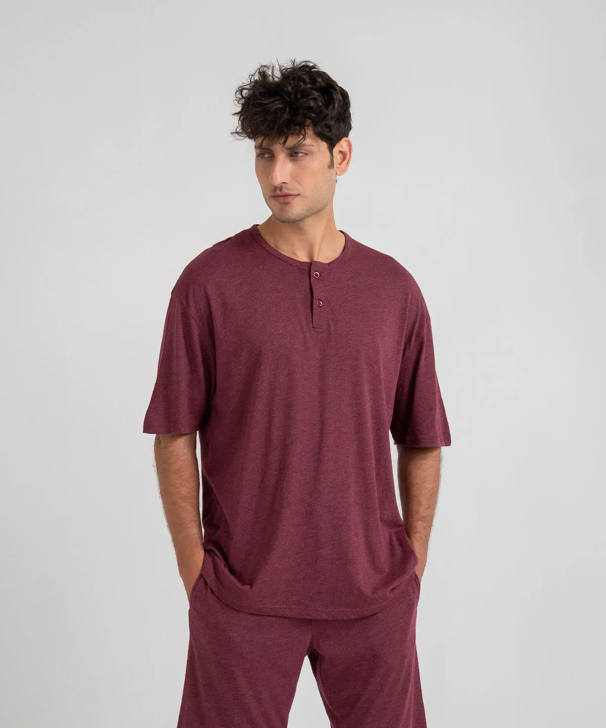 Men's Henley Pyjama set