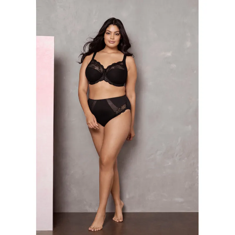 Meredith Black Banded Stretch Bra - Elomi