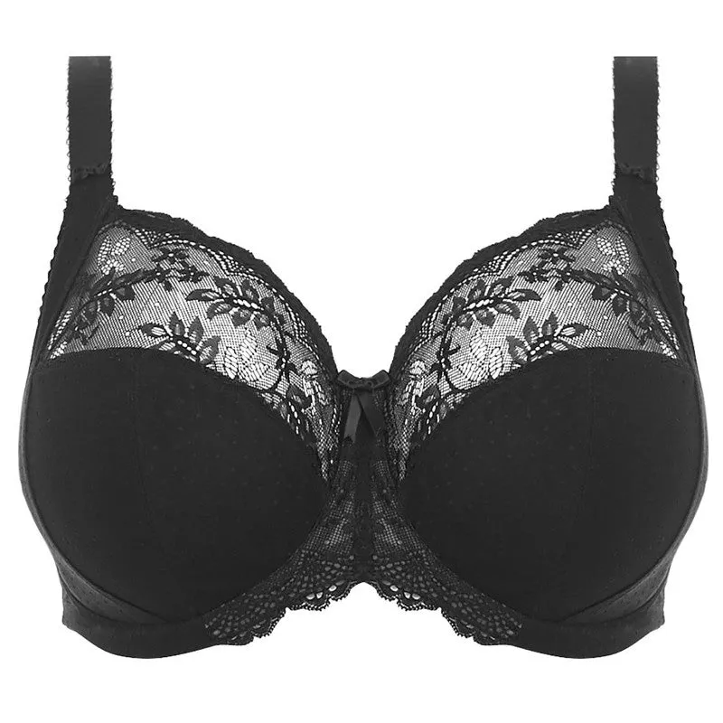 Meredith Black Banded Stretch Bra - Elomi