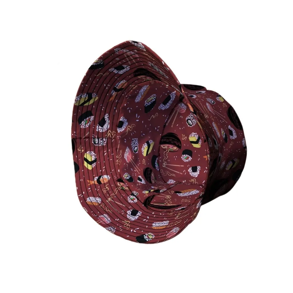 OÌishi Sushi Red Bucket Hat