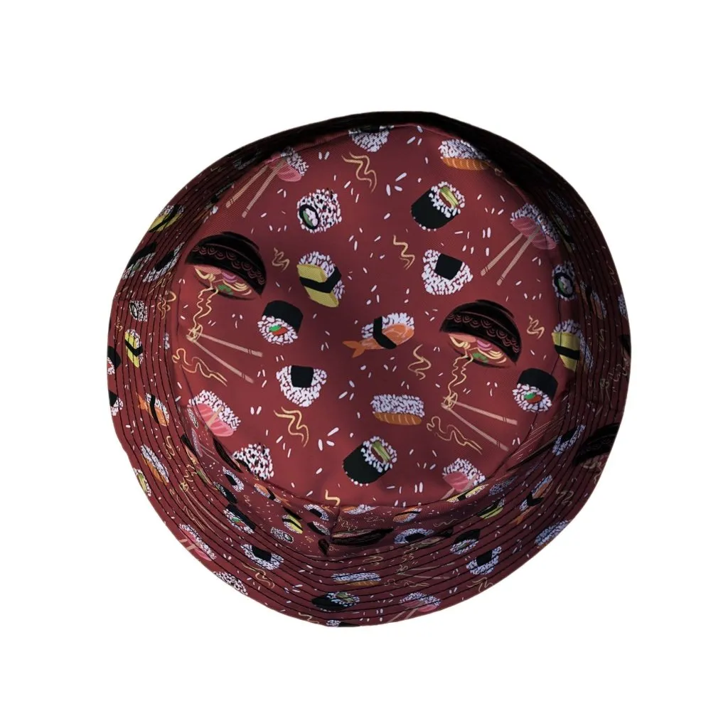 OÌishi Sushi Red Bucket Hat