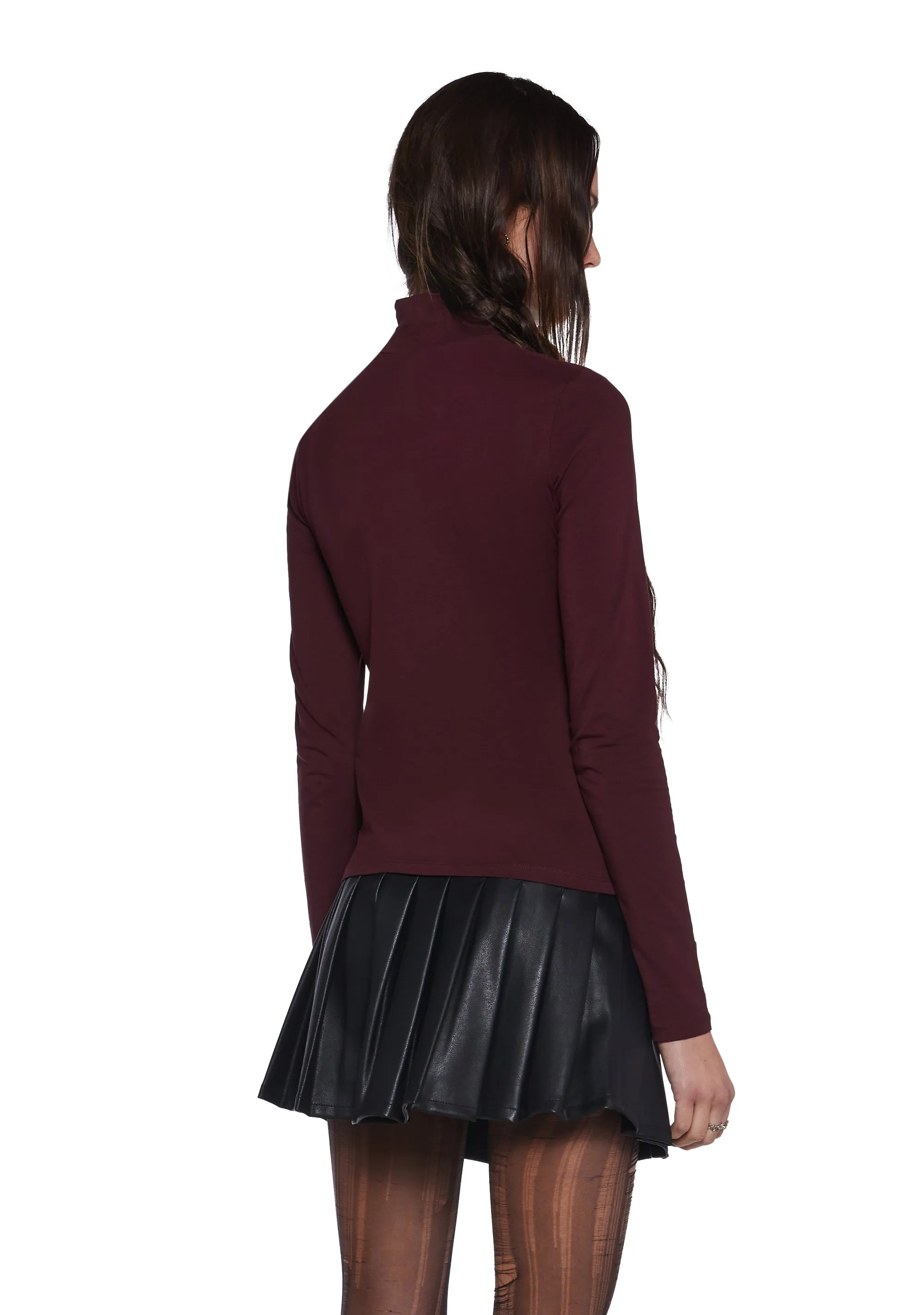 Poison Mock Neck Top