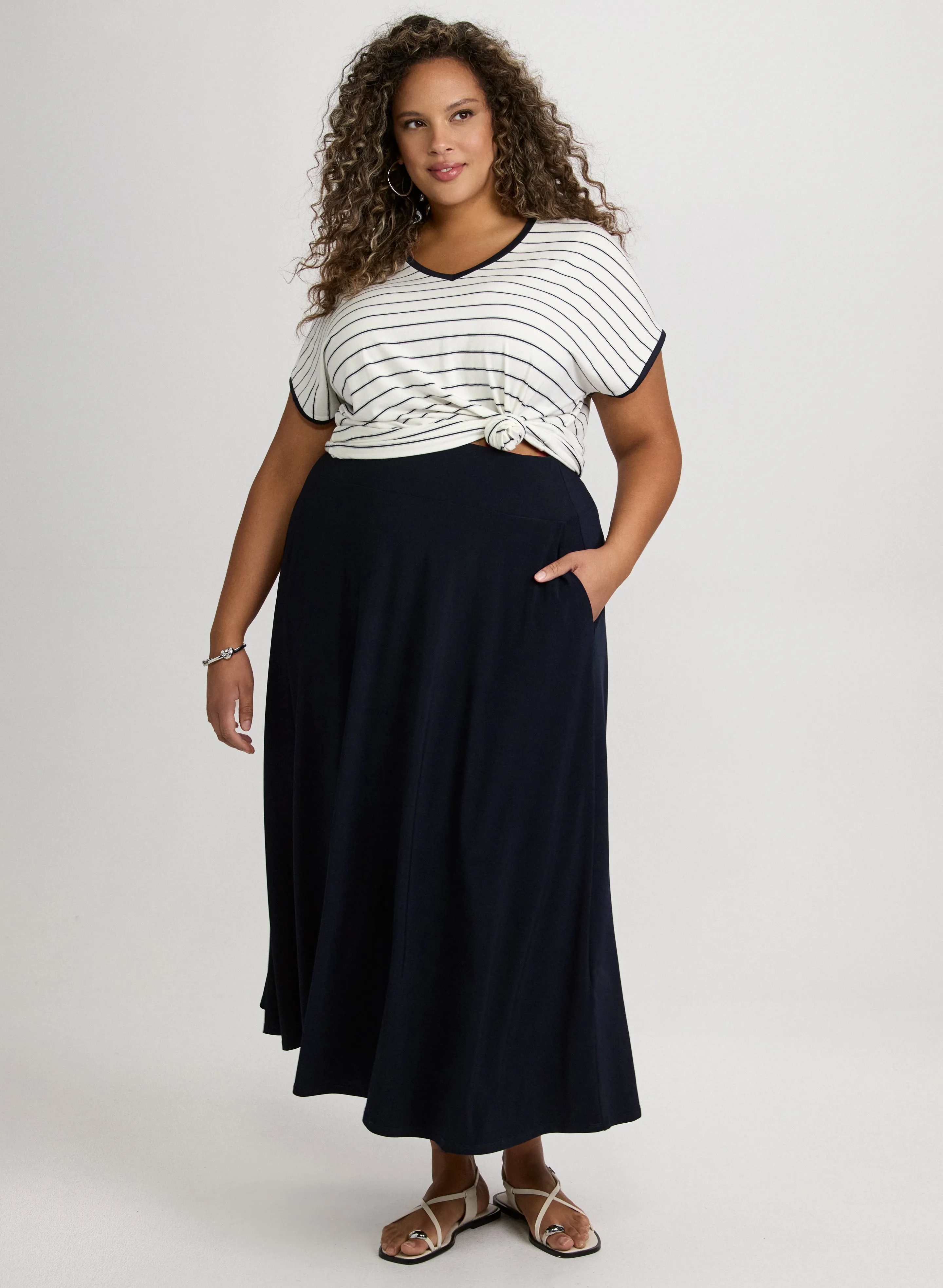 Pull-On Maxi Skirt