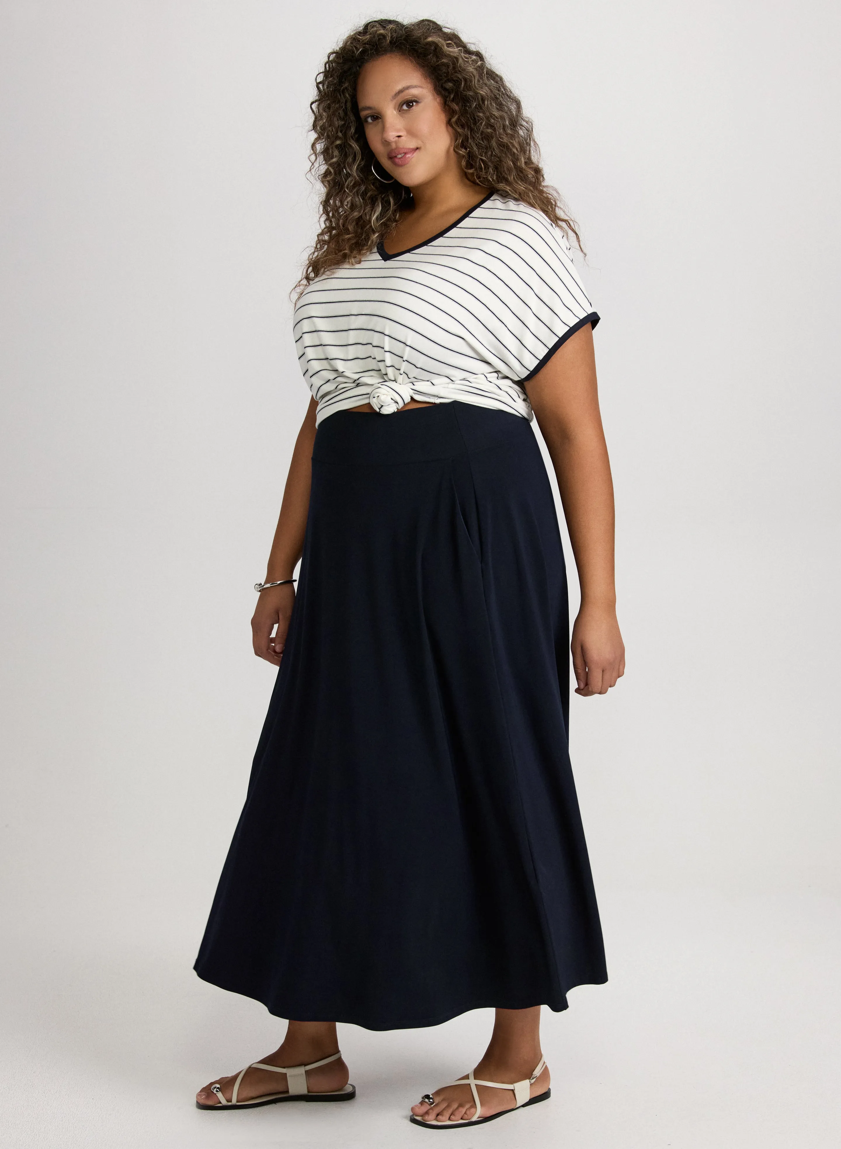 Pull-On Maxi Skirt