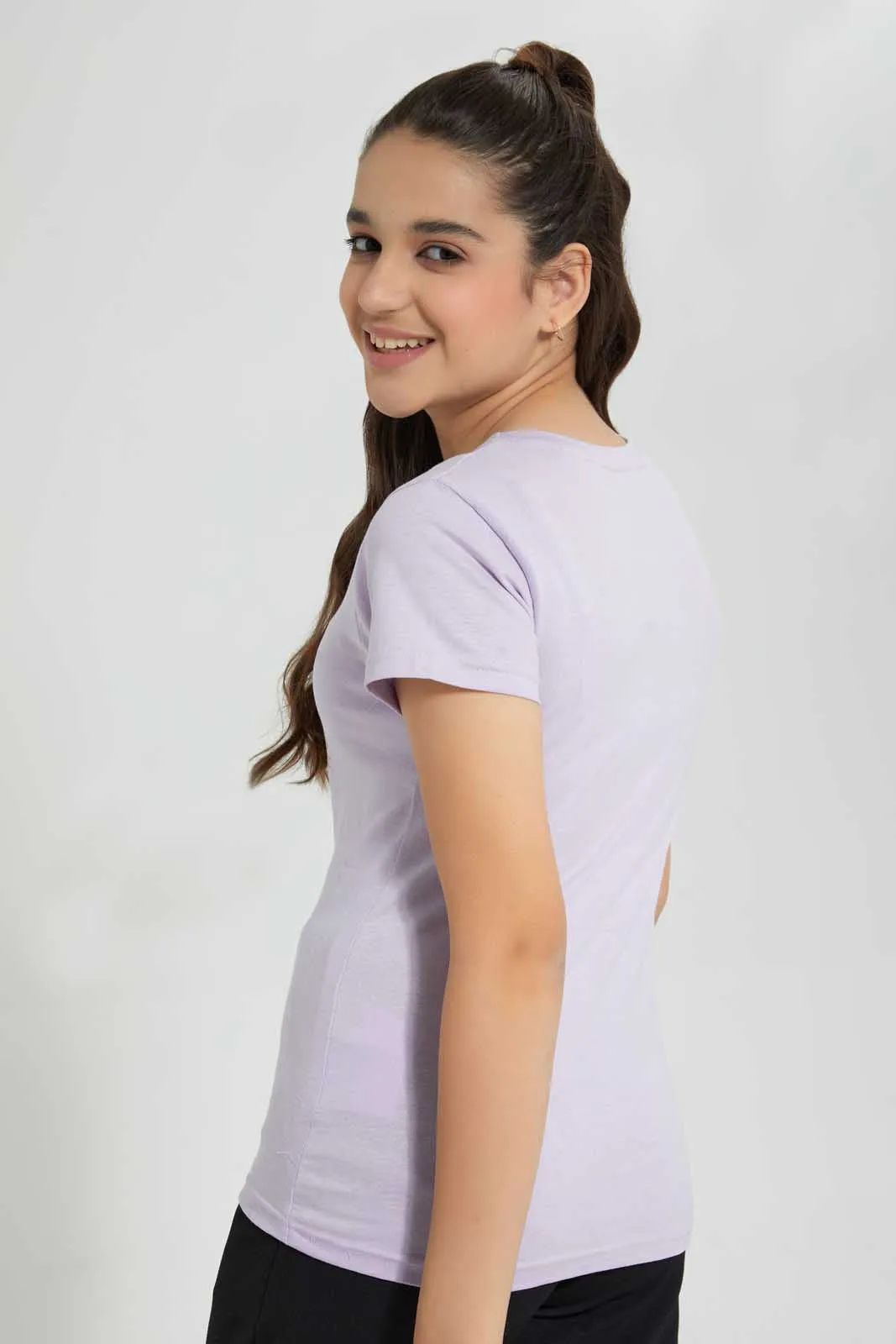 Purple Always Happy T-Shirt