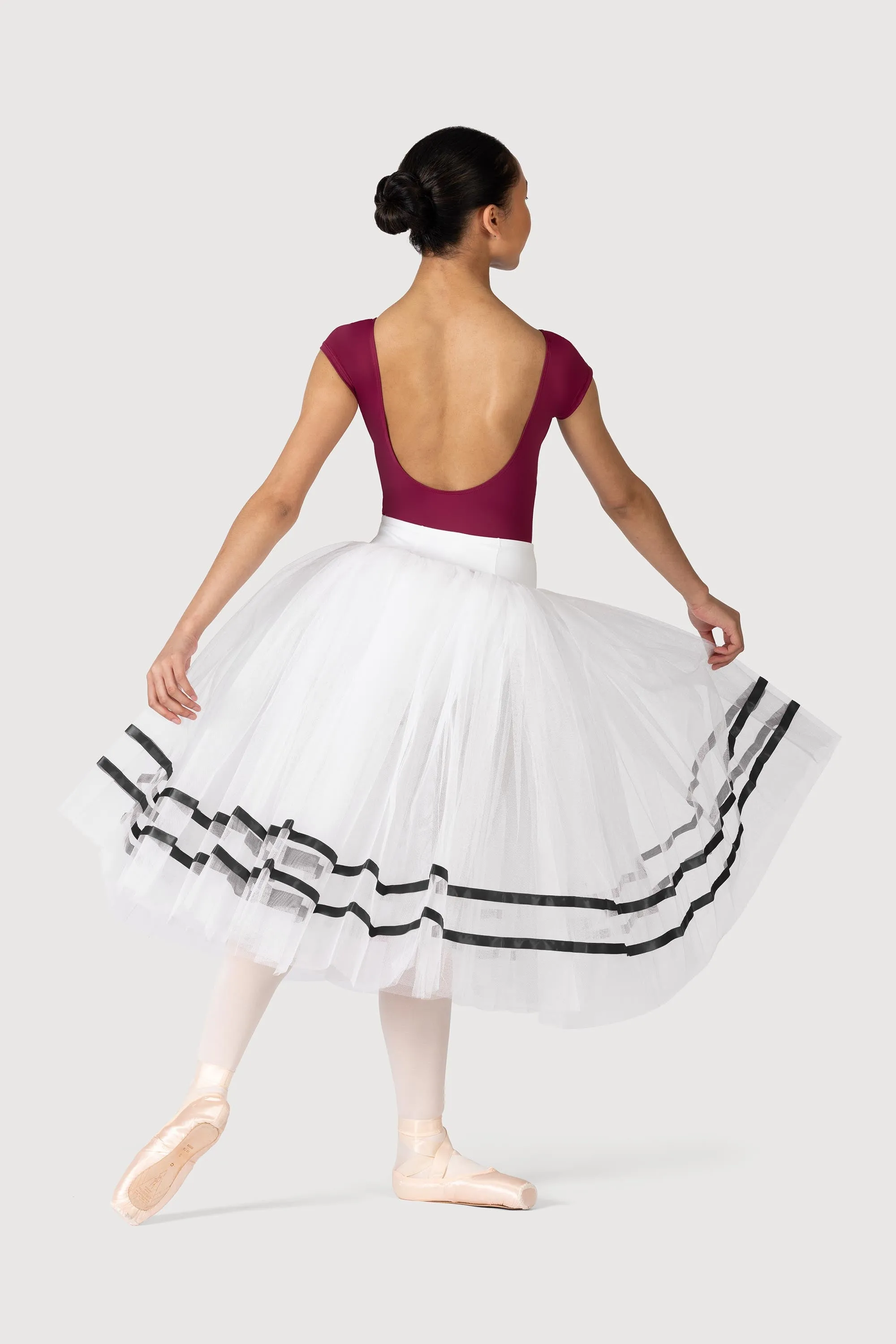 R0131L - Bloch Giselle Womens Ribbon Romantic ½ Tutu Skirt