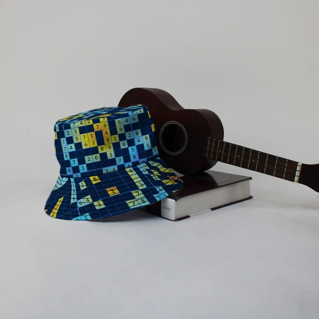Sudoku Math Puzzle Bucket Hat