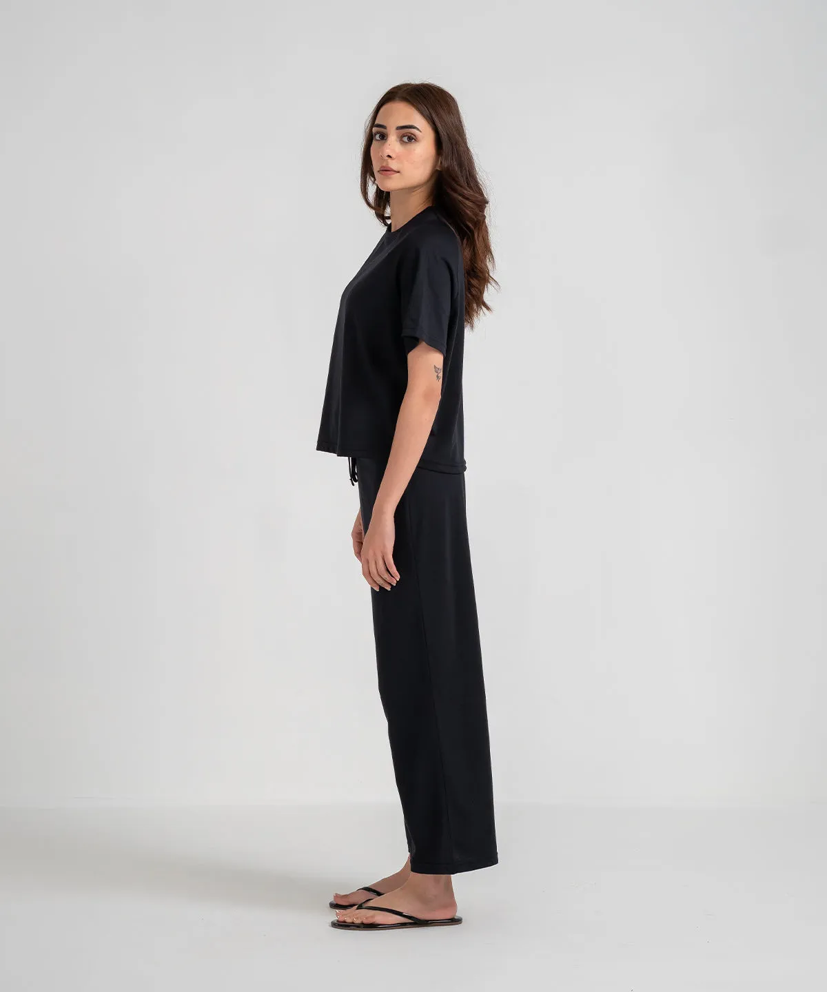 Women's Cropped Pyjama Set